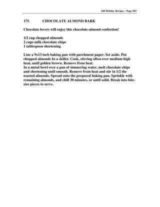 640 Holiday Recipes Volume One