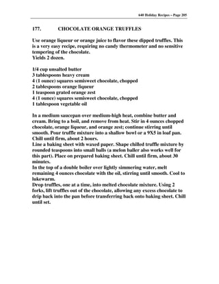 640 Holiday Recipes Volume One