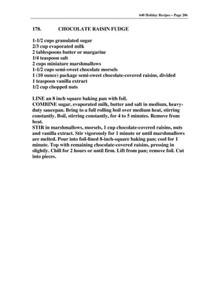 640 Holiday Recipes Volume One