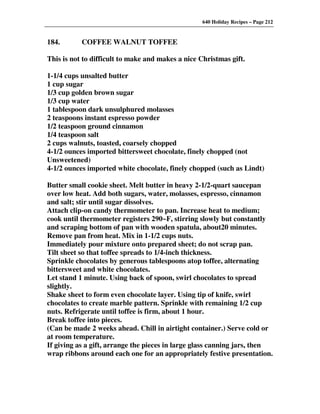 640 Holiday Recipes Volume One