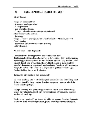 640 Holiday Recipes Volume One