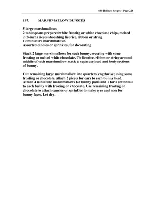 640 Holiday Recipes Volume One