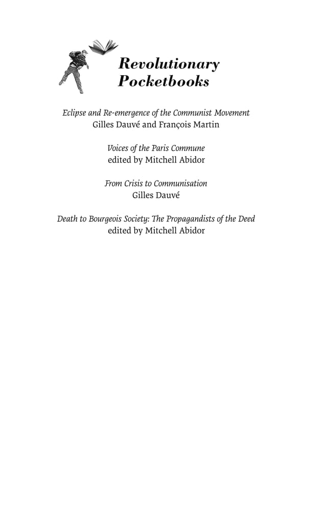 Eclipse And Reemeregence Of The Communist Movement Dauv Gillesmartin | PDF