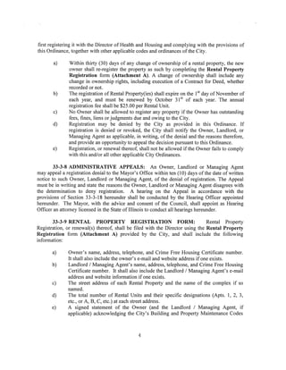 RPR Ordinance - Belleville, IL