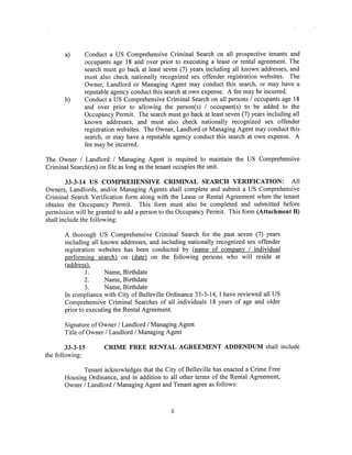 RPR Ordinance - Belleville, IL