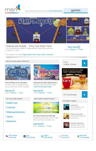 MSN Games Newsletters