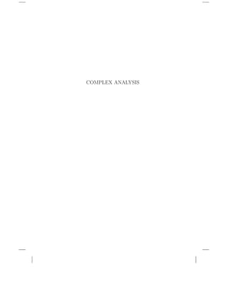 Complex Analysis 1, Illustrated Edition Elias M. Stein | PDF