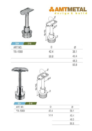 AMT SS Railing Catalog