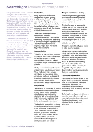 Facet Personal Profile Igor Faria