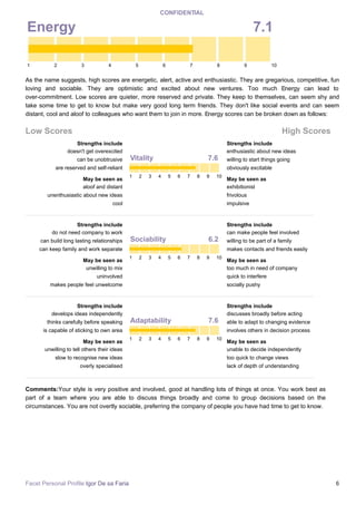 Facet Personal Profile Igor Faria