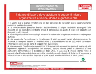 Privacy e Rapporto di Lavoro