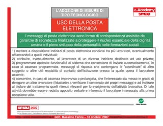 Privacy e Rapporto di Lavoro