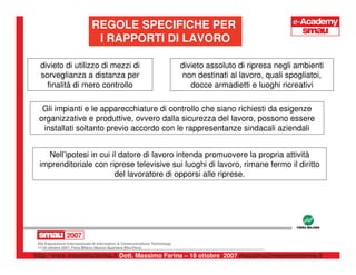 Privacy e Rapporto di Lavoro