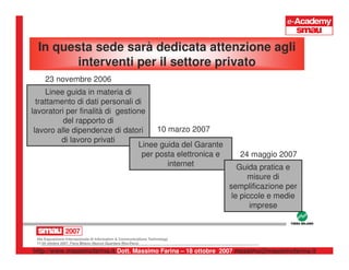 Privacy e Rapporto di Lavoro