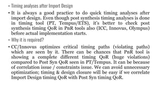 Physical Design - Import Design Flow Floorplan | PDF