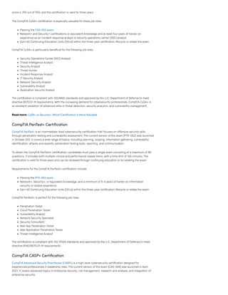 CompTIA Certification Path: A Complete IT Roadmap – My 591Lab | PDF