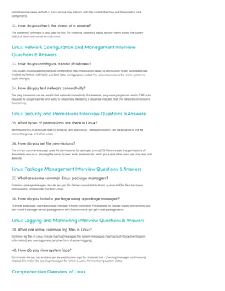 Top 40 Linux Interview Questions and Answers (2024) – My 591Lab Review ...