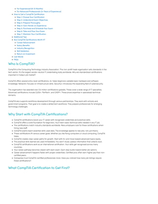 What CompTIA Certification to Get First? Your Ultimate Guide | PDF