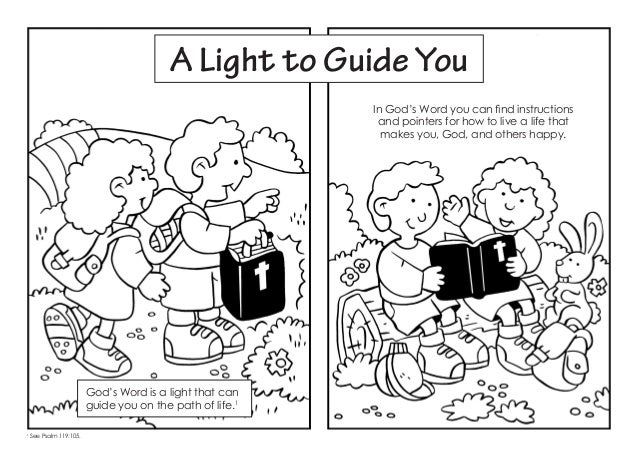 coloring pages a light to guide you