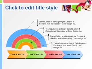 Click to edit title style ThemeGallery is a Design Digital Content & Contents mall developed by Guild Design Inc. ThemeGallery is a Design Digital Content & Contents mall developed by Guild Design Inc. ThemeGallery is a Design Digital Content & Contents mall developed by Guild Design Inc. ThemeGallery is a Design Digital Content & Contents mall developed by Guild Design Inc. Click to add Text Click to add Text Click to add Text Click to add Text 