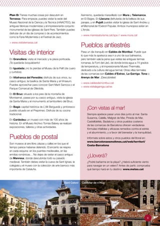 Cuaderno de viaje: Comarcas de Barcelona: Propuestas únicas y experiencias inolvidables