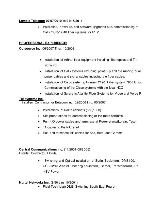 cable installer resume - Ukran.agdiffusion.com cable installer resume - Ukran.agdiffusion.com