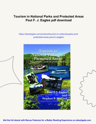 Tourism in National Parks and Protected Areas Paul F. J. Eagles | PDF