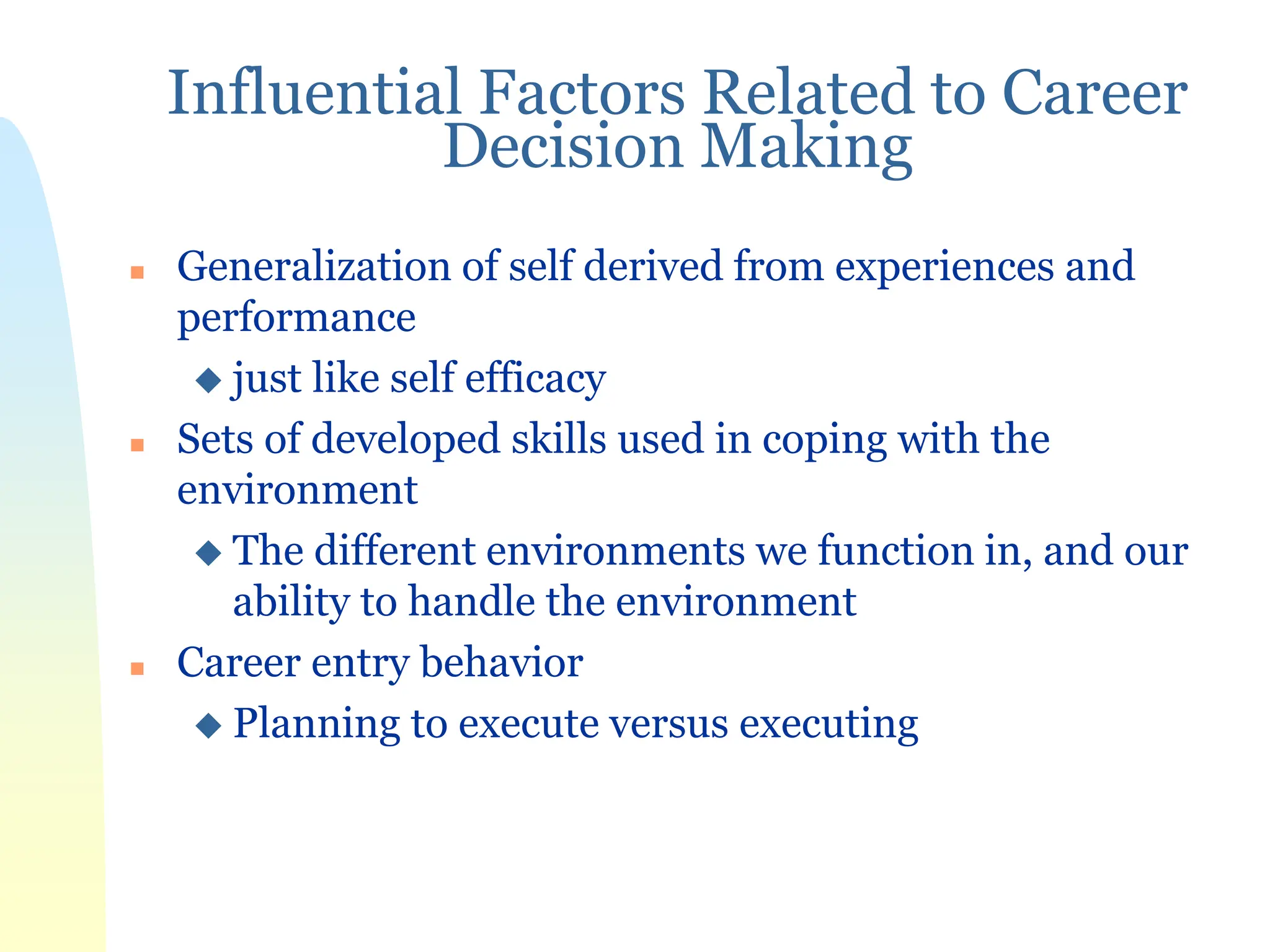 Krumbolt Learning Theory Of Career Counseling ppt Krumbolt learning theory of career counseling ppt
