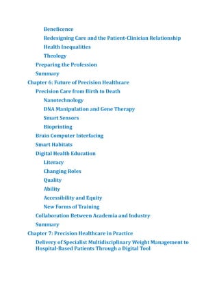 Precision Health and Artificial Intelligence Arjun Panesar | PDF