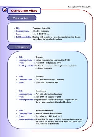 CV NAGLAA | PDF