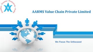 1
AARMS Value Chain Private Limited
We Focus The Unfocused
 