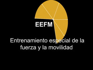 EEFM
Entrenamiento especial de la
fuerza y la movilidad
 