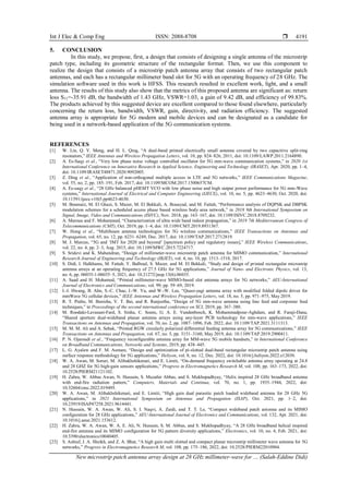 New microstrip patch antenna array design at 28 GHz millimeter-wave for ...