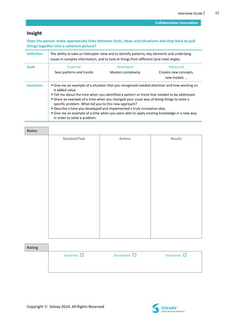 Behavioral_Competencies-Interview_Guide | PDF