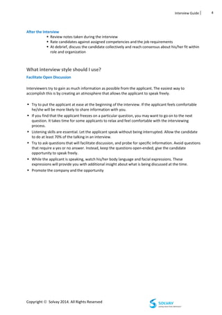 Behavioral_Competencies-Interview_Guide | PDF