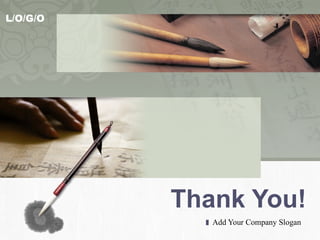 Thank You! Add Your Company Slogan 
