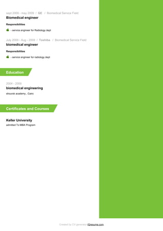 Most Updated CV | PDF