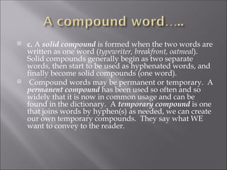 Compound Adjectives.ppt.................. | PPT