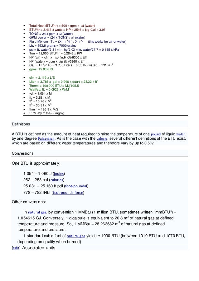 Gigajoule Mmbtu Converter