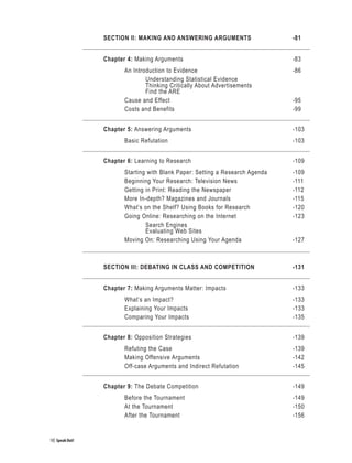 Speak Out Debate And Public Speaking In The Middle Grades Meany | PDF