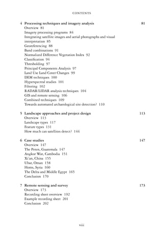 Satellite Remote Sensing for Archaeology 1st Edition Sarah H. Parcak | PDF