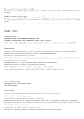 Dr Shakeel CV | PDF