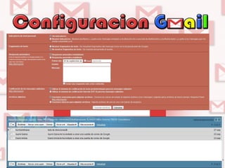 Configuracion Gmail
