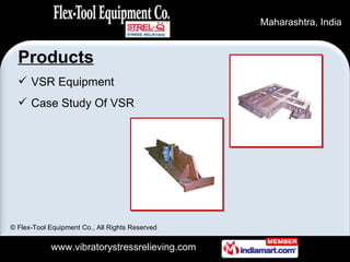 Maharashtra, India


  Products
   VSR Equipment
   Case Study Of VSR




© Flex-Tool Equipment Co., All Rights Reserved...