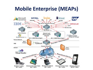 Mobile Enterprise (MEAPs)
 
