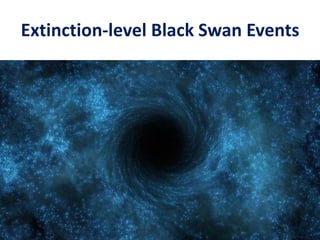 Extinction-level Black Swan Events
 