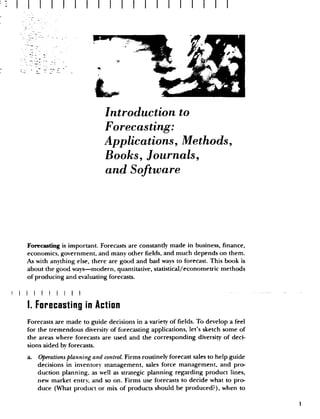 Elements of Forecasting 4th Edition Francis X. Diebold | PDF