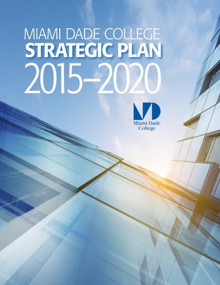 1
STRATEGIC PLAN
2015–2020
MIAMI DADE COLLEGE
 