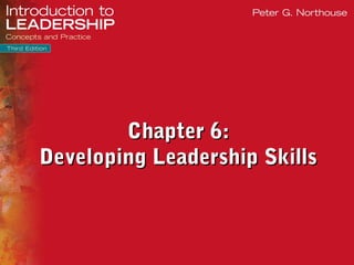 © 2015 SAGE Publications, Inc.
Chapter 6:Chapter 6:
Developing Leadership SkillsDeveloping Leadership Skills
 