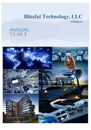 Blissful Technology, LLC
ANNUAL
REPORT
YEAR 2
(Group 5)
 